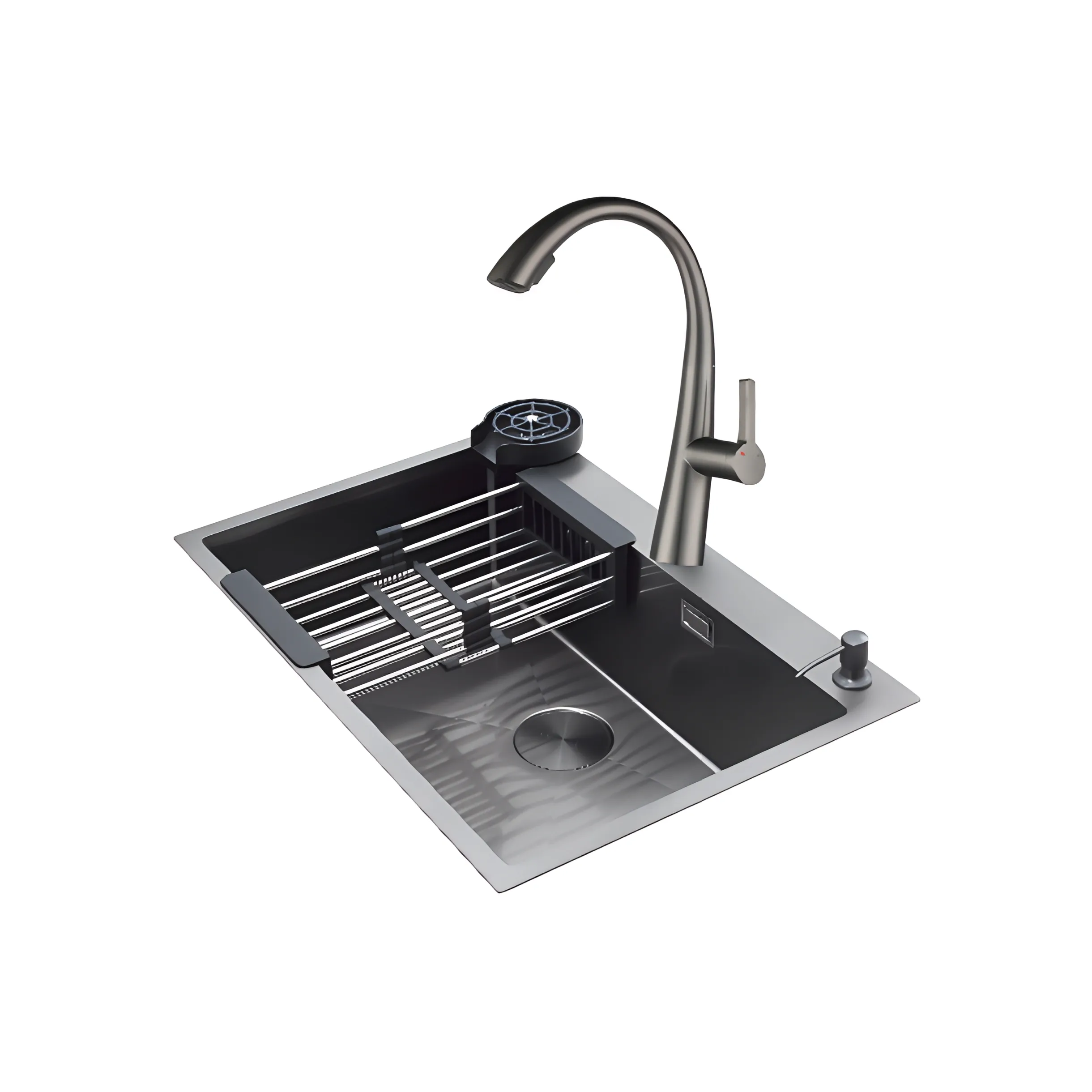 FREGADOR DE LUJO - ACERO INOXIDABLE 304 - BOLONIA 84