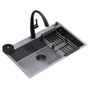 FREGADOR MODERNO - ACERO INOXIDABLE 304 - PARMA 84 - (843*510*220MM)