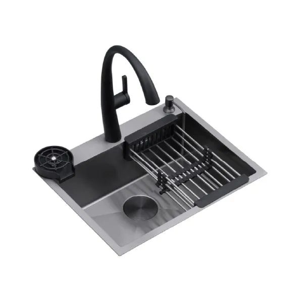 FREGADOR MODERNO - ACERO INOXIDABLE 304 - RAGUSA 61 - (610*482*220MM)