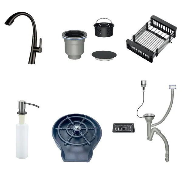 FREGADOR MODERNO - ACERO INOXIDABLE 304 - RAGUSA 61 - (610*482*220MM)