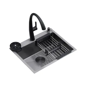 FREGADOR MODERNO - ACERO INOXIDABLE 304 - RAGUSA 61 - (610*482*220MM)