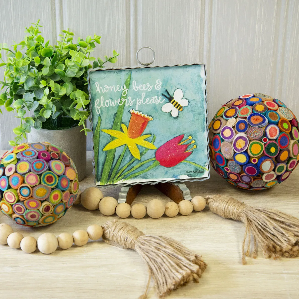 Gallery Mini || Bees & Flowers Print