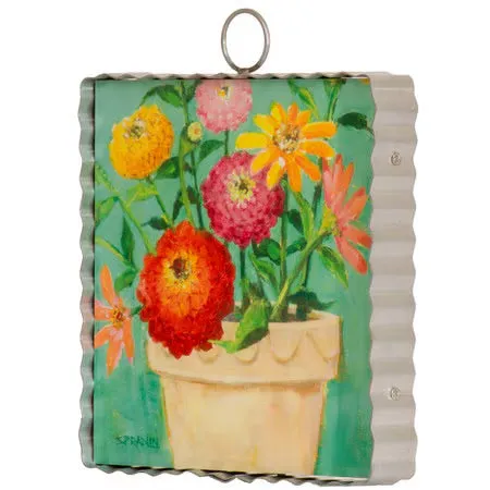 Gallery Mini || Pot of Zinnias