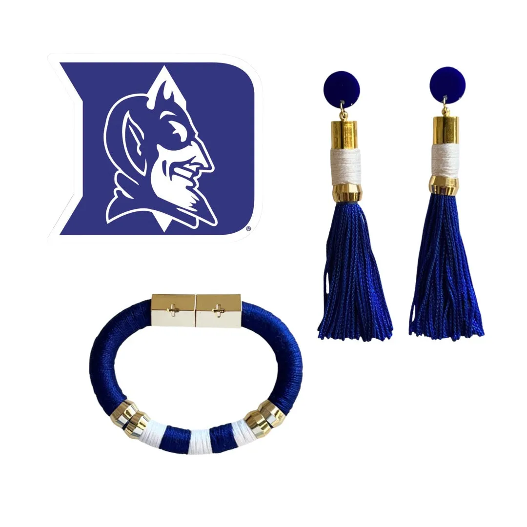 Gameday Bracelet Blue and White
