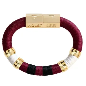 Gameday Bracelet Garnet, Black and White