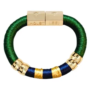Gameday Bracelet Green, Blue, and Gold