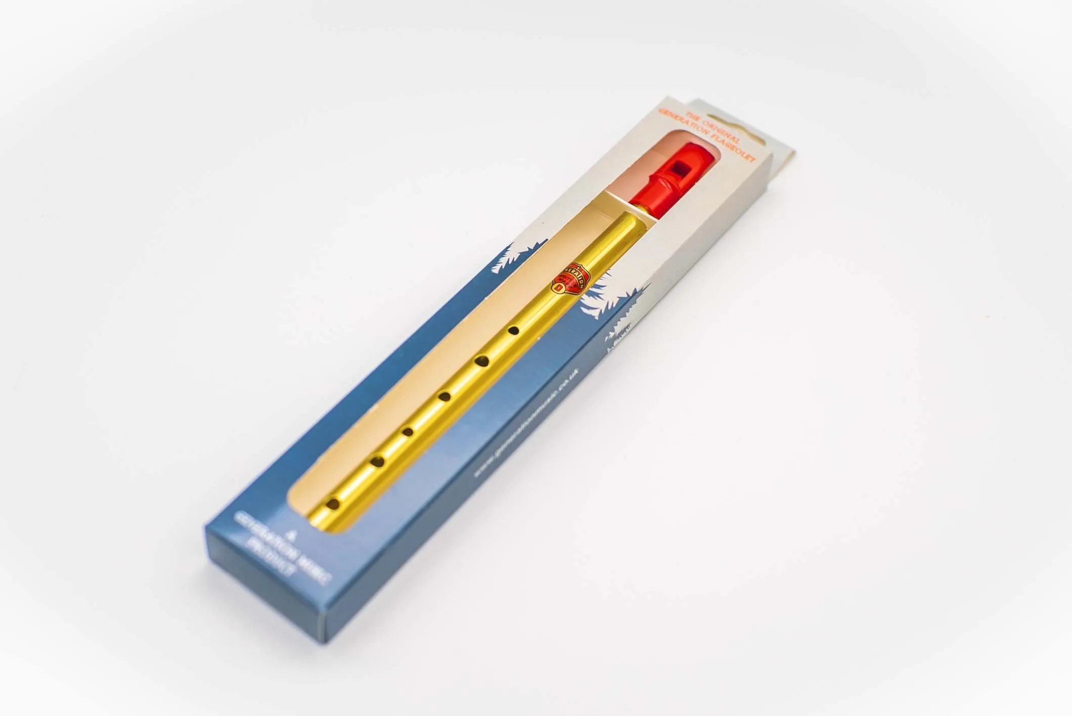 Generation Lacquered Brass Flageolet (D)