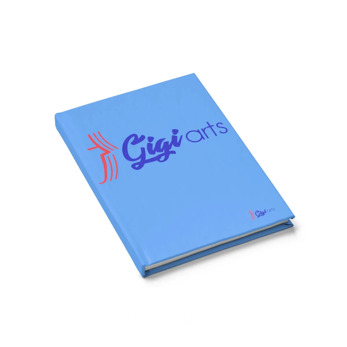 Gigiarts Logo light blue Journal - Ruled Line