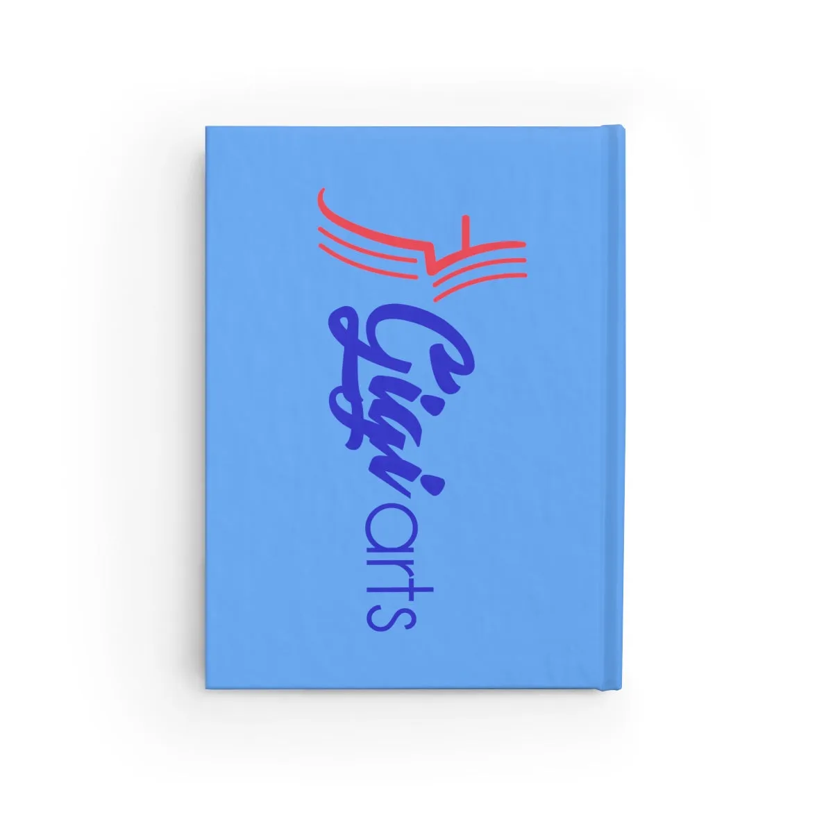 Gigiarts Logo light blue Journal - Ruled Line