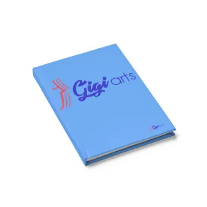 Gigiarts Logo light blue Journal - Ruled Line