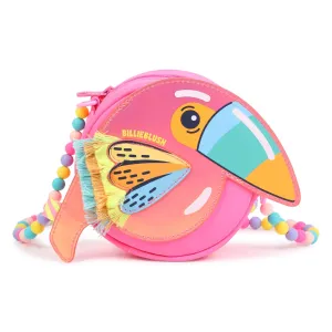 Girls Pink Parrot Bag