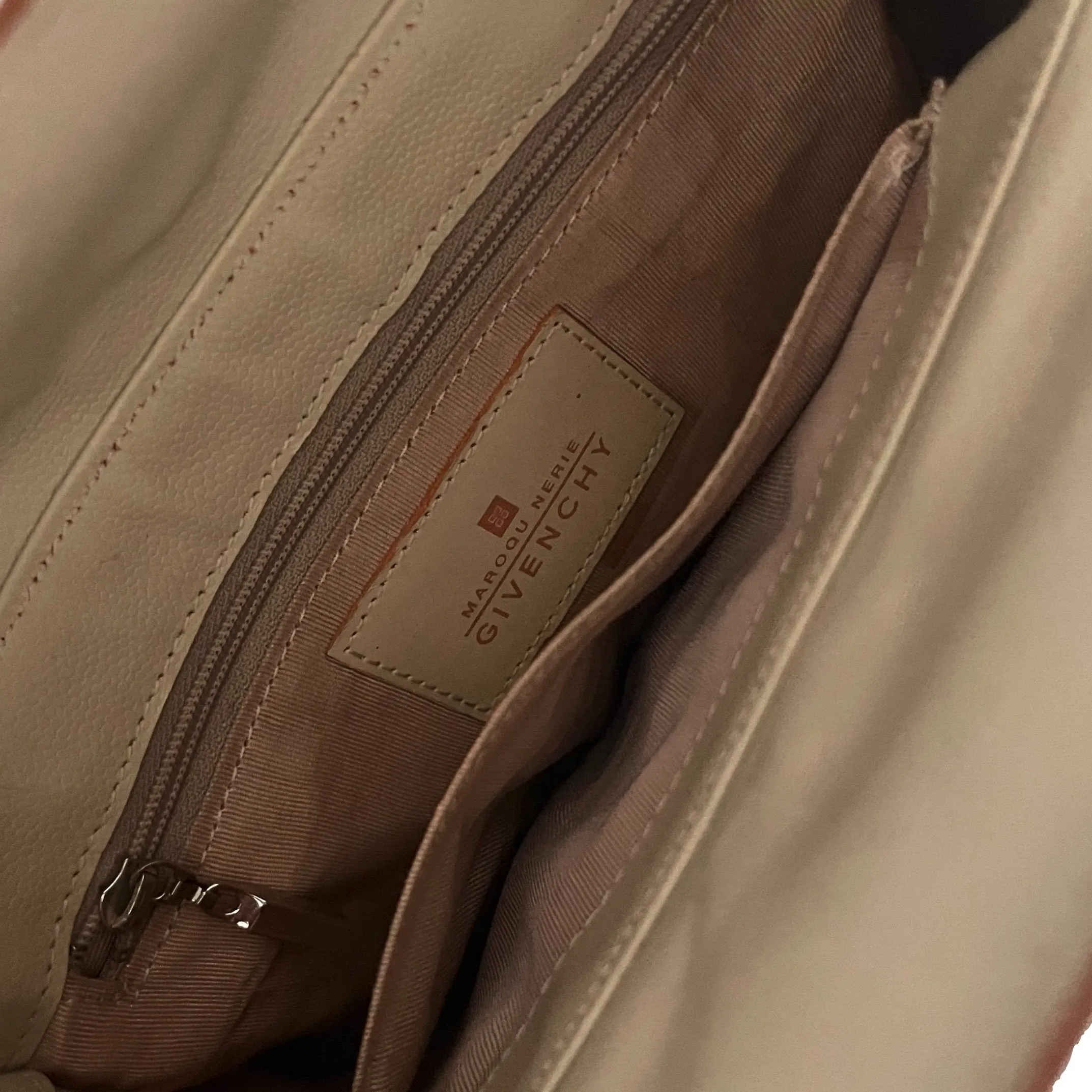 Givenchy Tan Logo Shoulder Bag