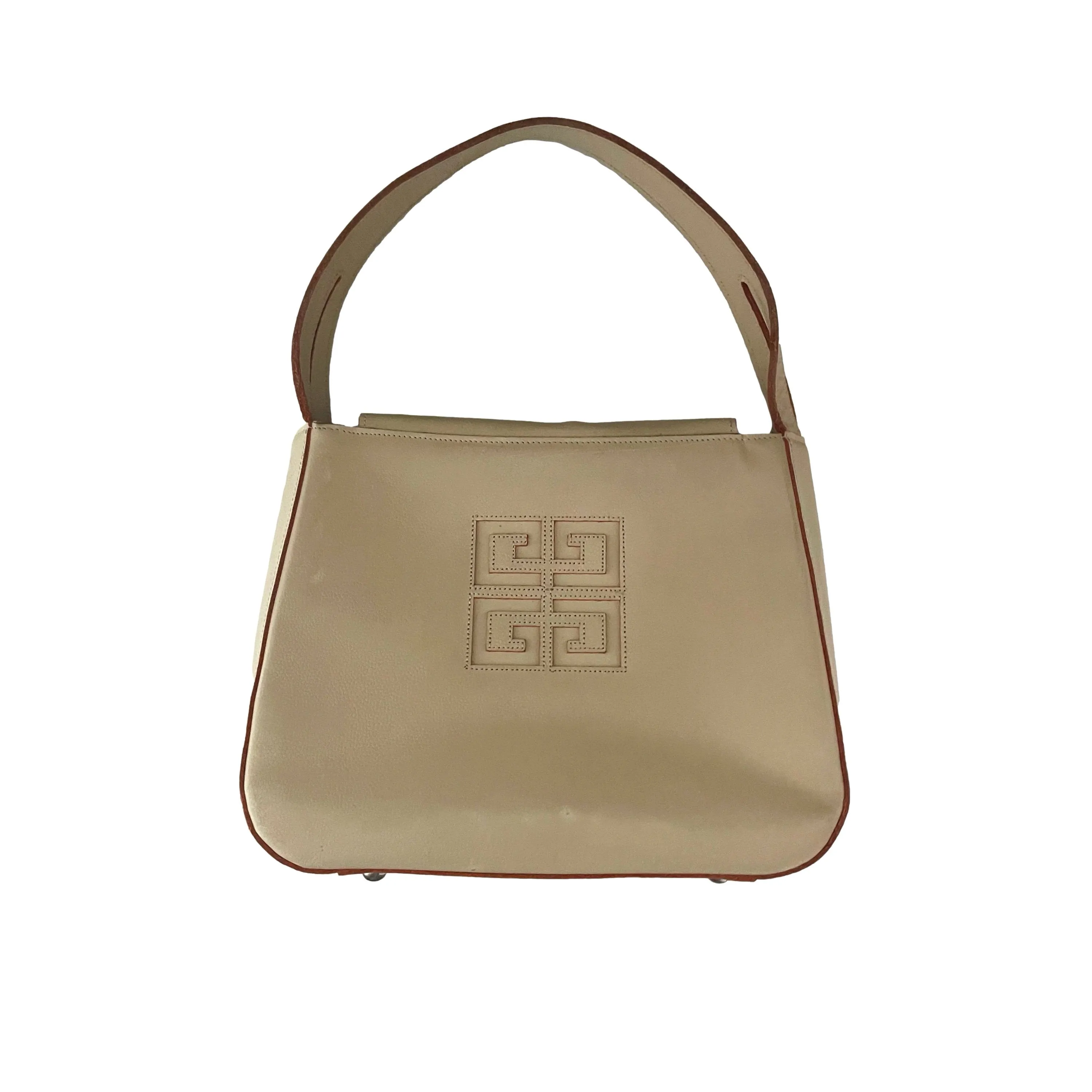 Givenchy Tan Logo Shoulder Bag