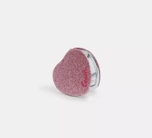 Glitter Heart Compact Mirror