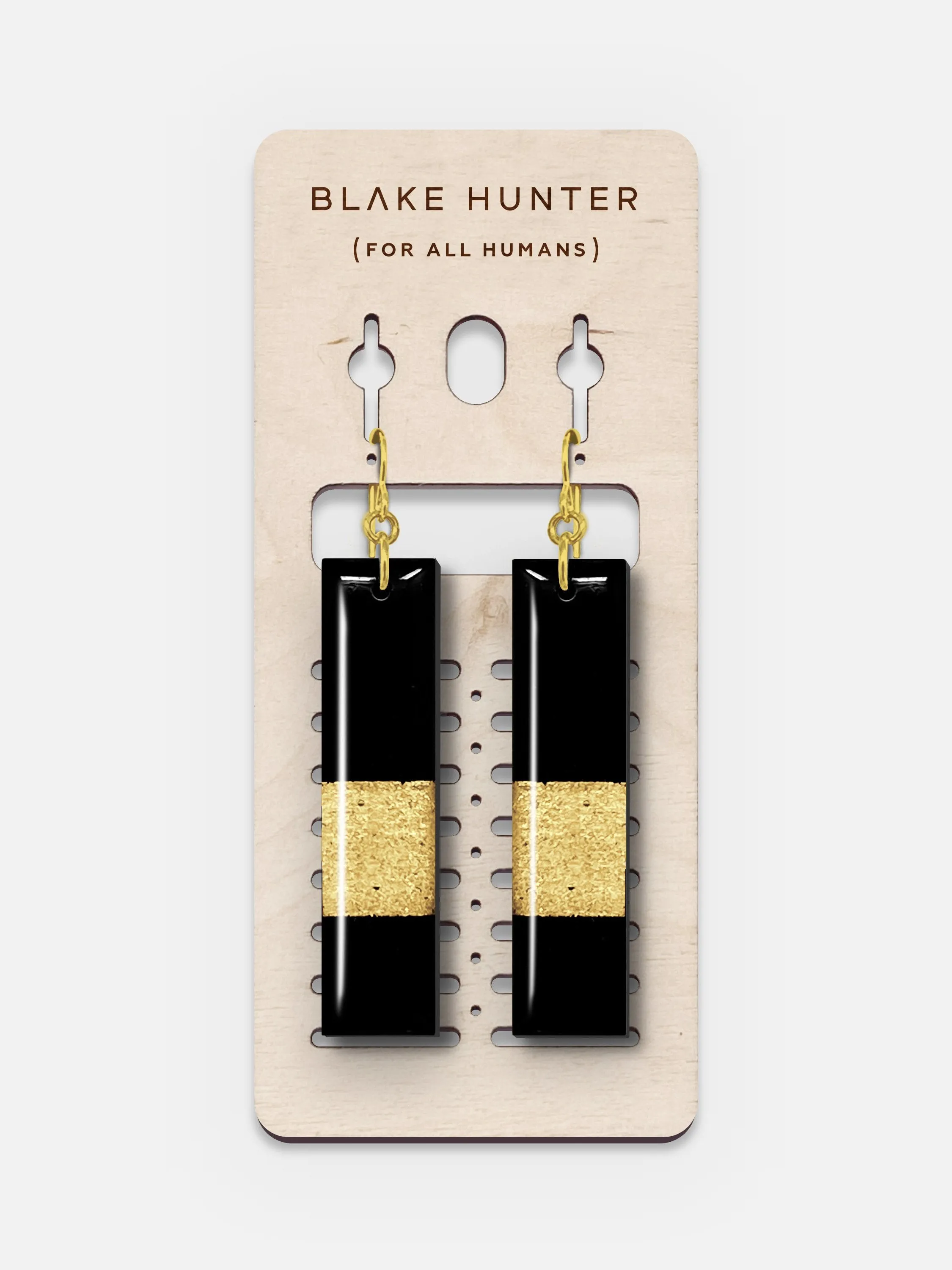 Gold Edition Linea Plank Earrings | Blake Hunter (For All Humans)