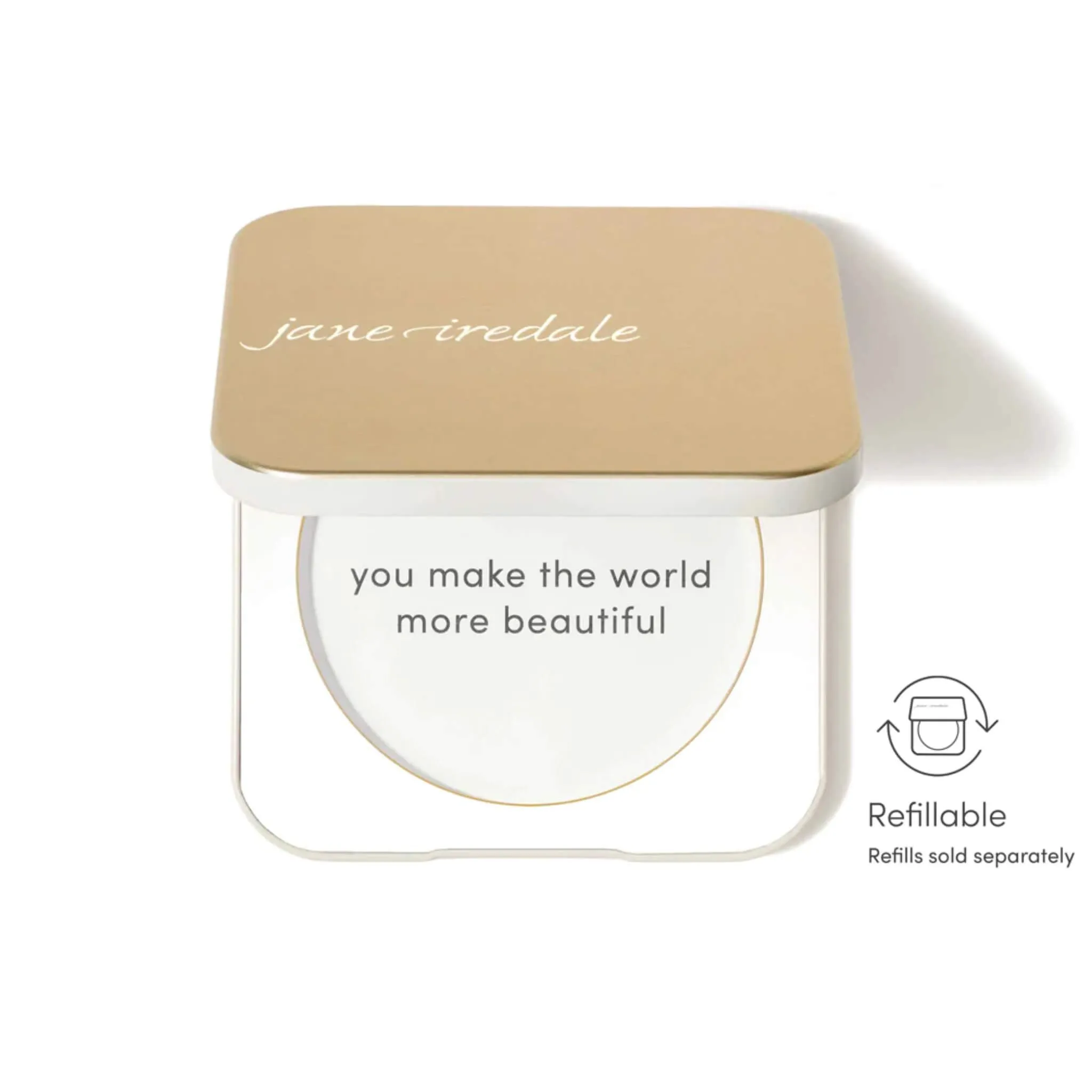 Gold Refillable Compact