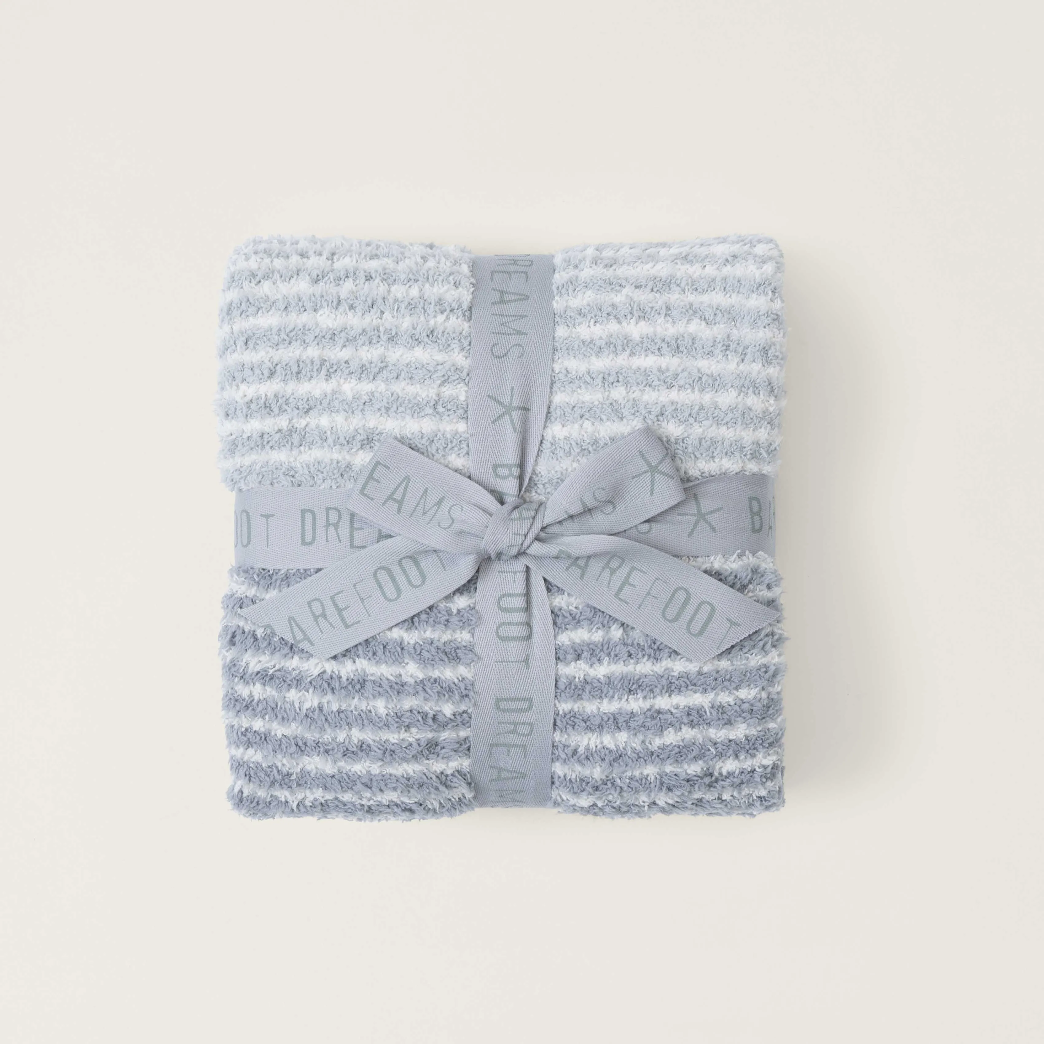 Gradient Stripe Stroller Blanket | Platinum