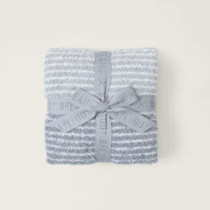 Gradient Stripe Stroller Blanket | Platinum
