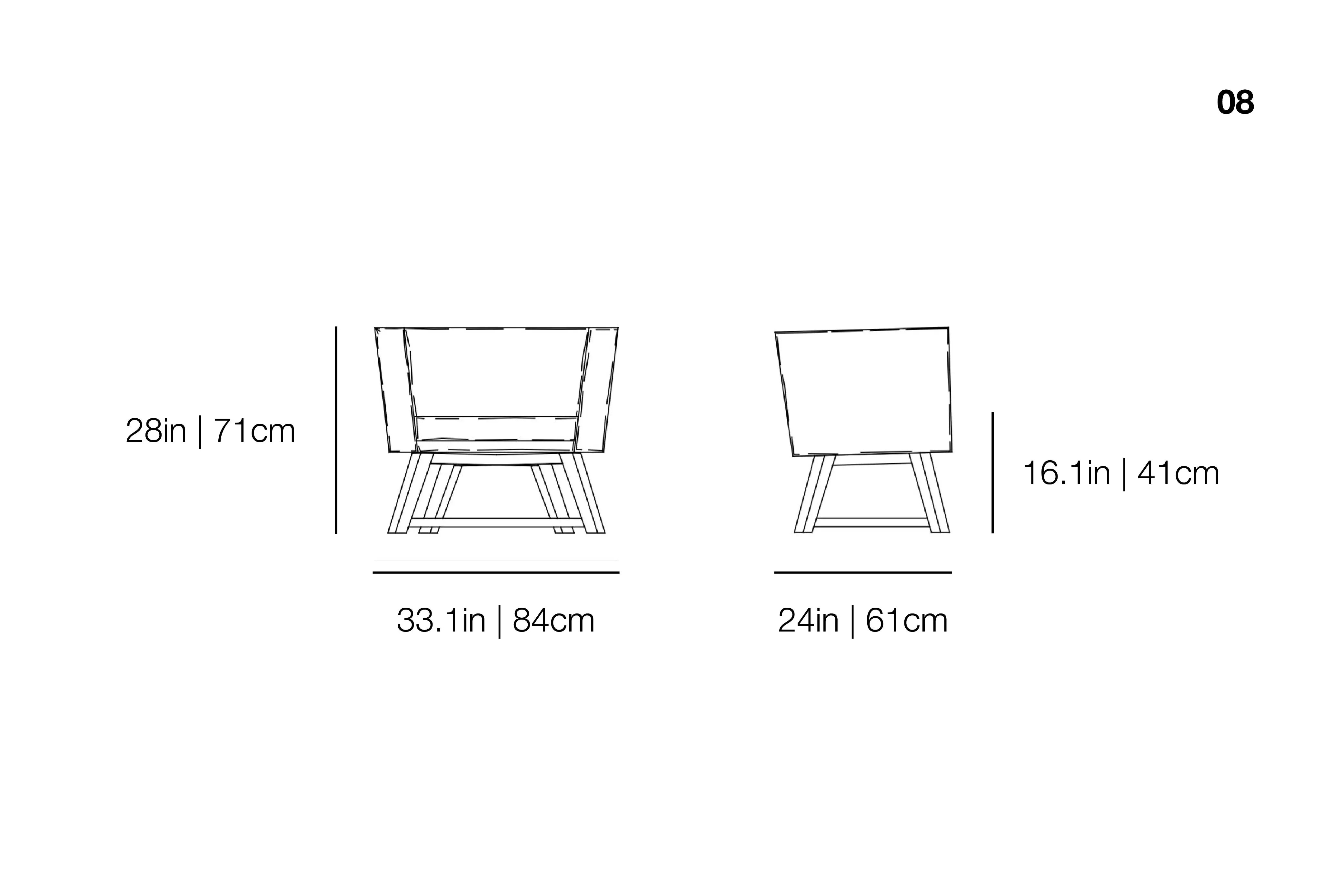 Gray 08 - Armchair