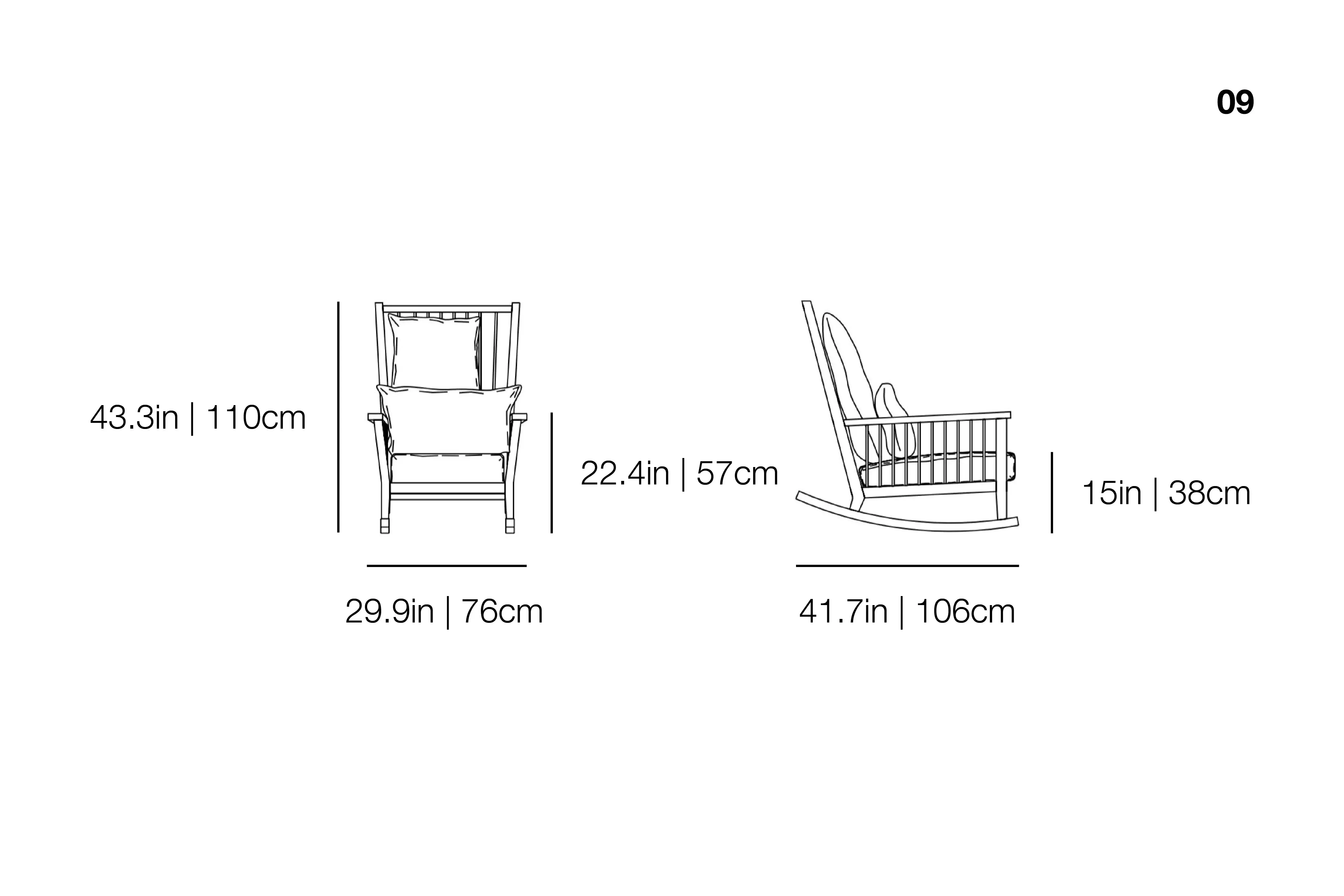 Gray 09 - Rocking Chair
