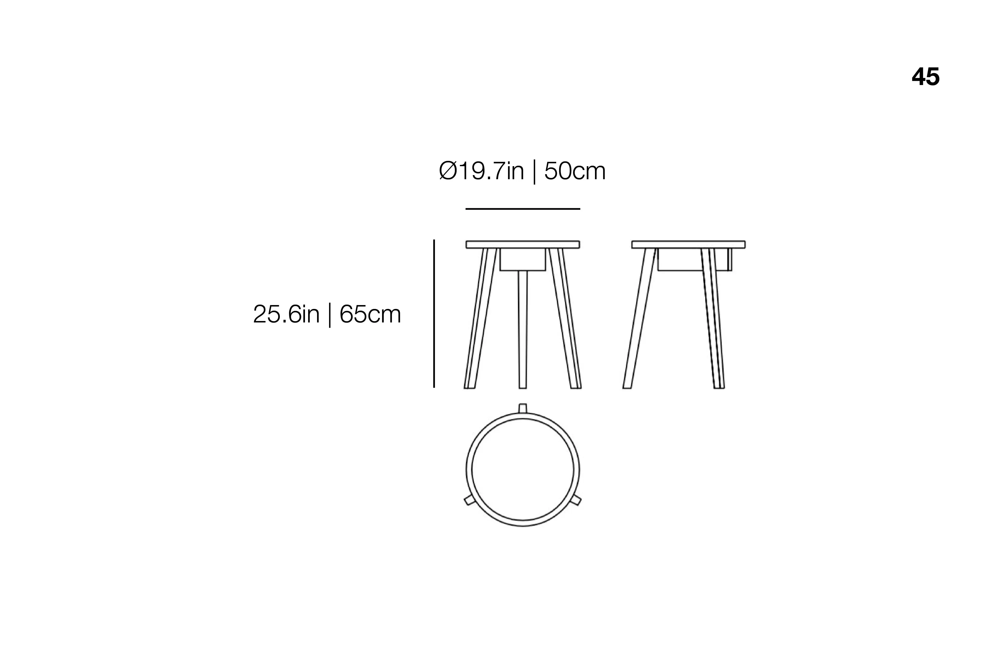 Gray 45 - Side Table