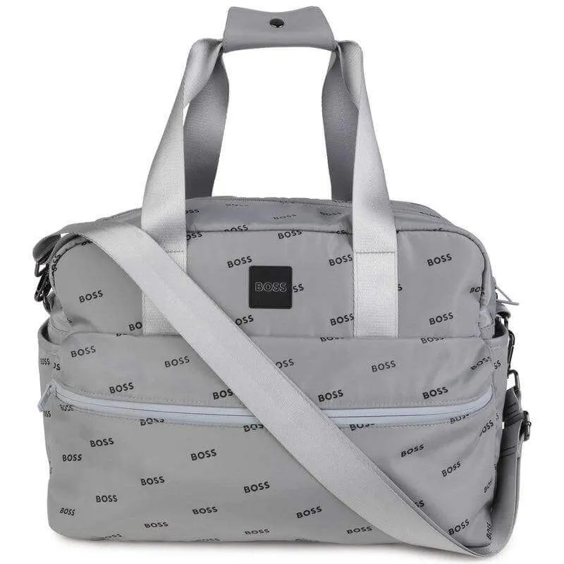 Grey Logo Baby Changing Bag & Mat