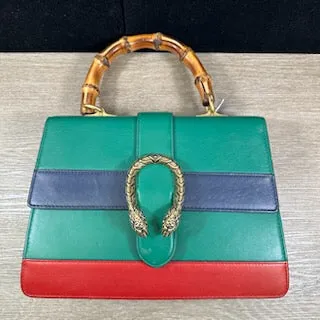 Gucci Bamboo Handle Calfskin Dionysus