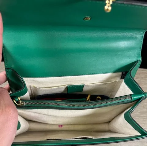 Gucci Bamboo Handle Calfskin Dionysus