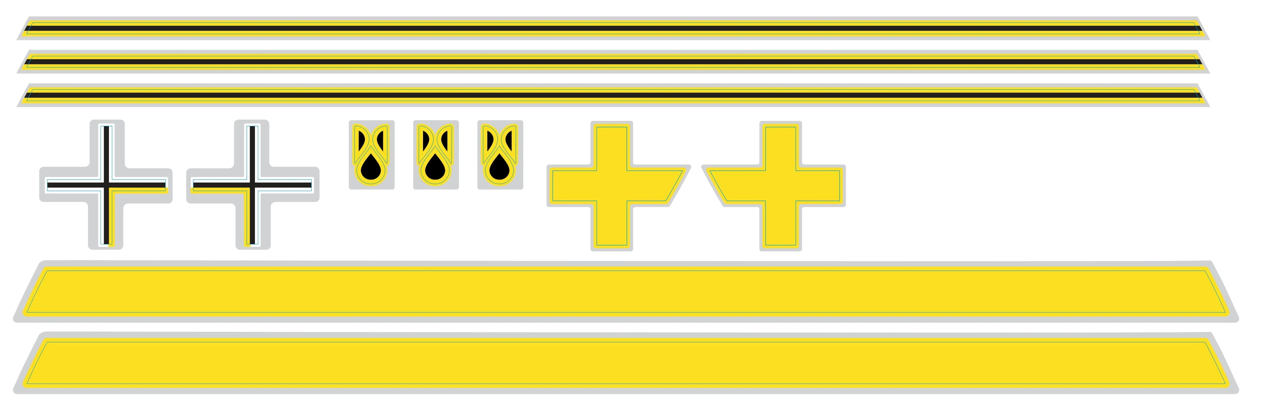 HADRON² Rear Disc Decals
