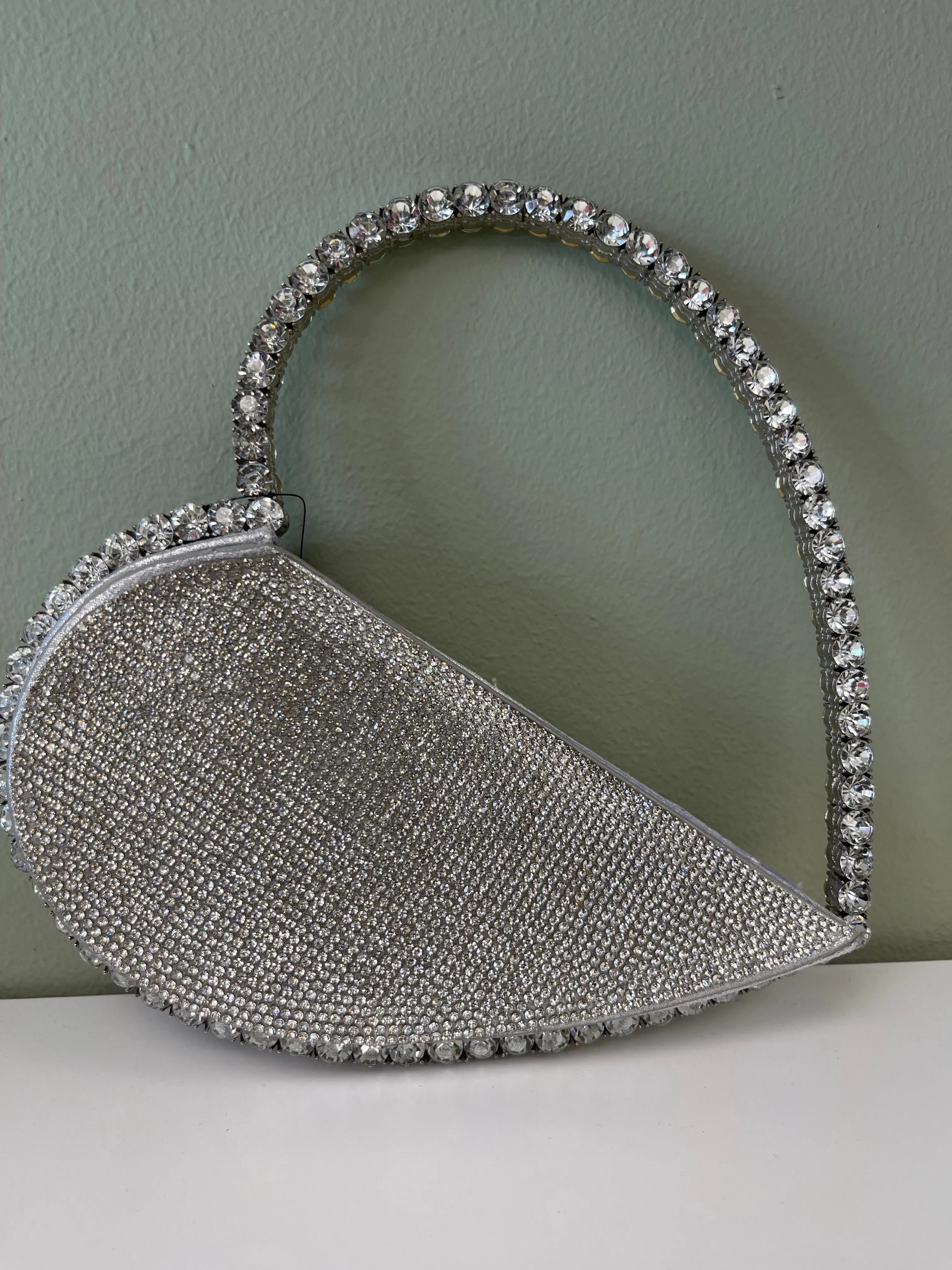 HALF HEART HANDBAG