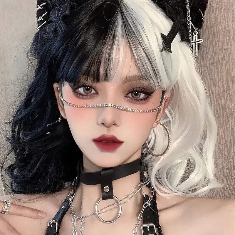 HALLOWEEN colorblock wig  KF82991