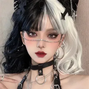 HALLOWEEN colorblock wig  KF82991