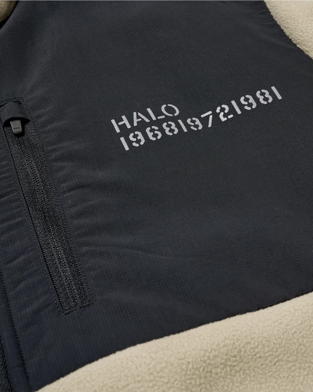 HALO Blocked Zip Fleece - Chinchilla