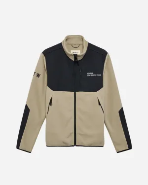 HALO Blocked Zip Fleece - Chinchilla