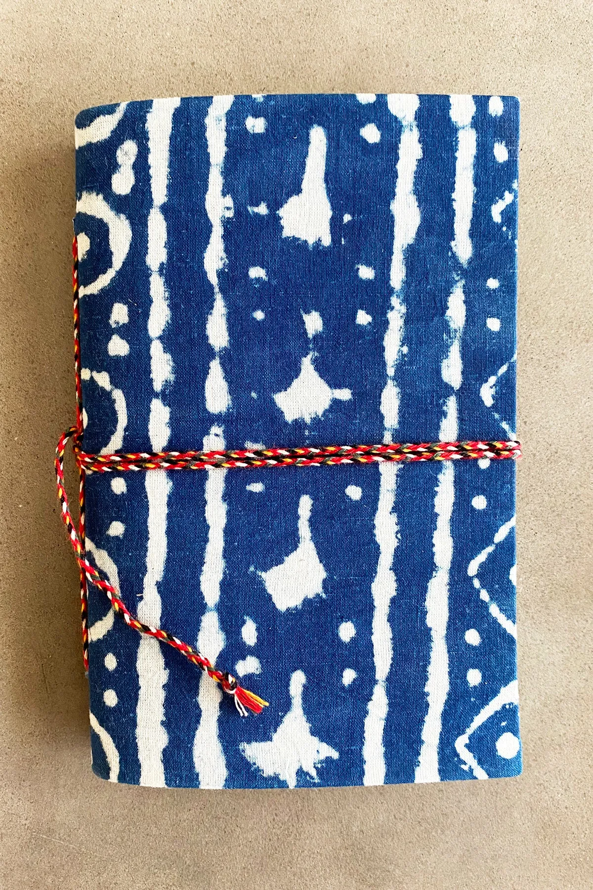 Handmade Paper Small Journal | Indigo Geo