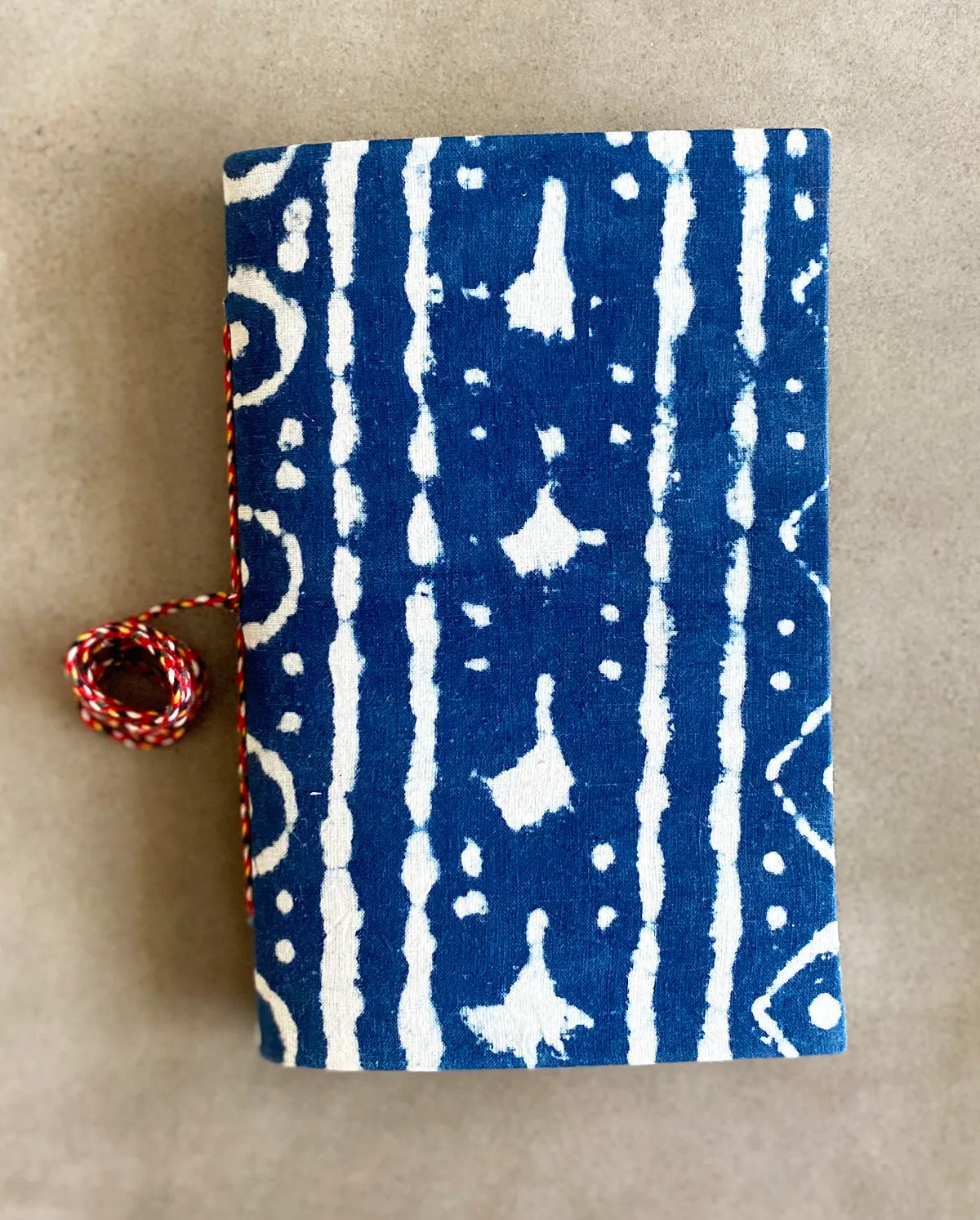 Handmade Paper Small Journal | Indigo Geo
