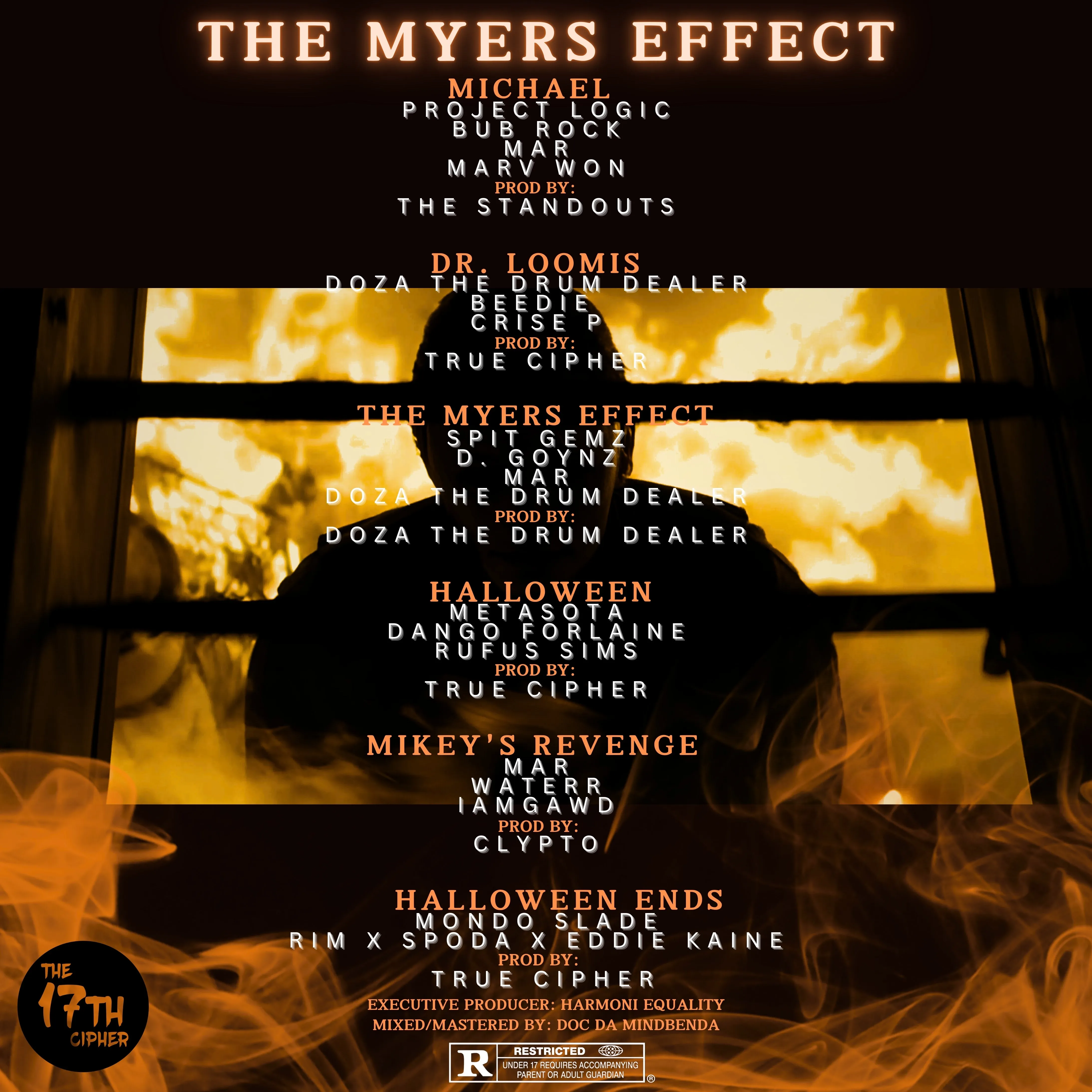Harmoni Equality Presents The 17th Cipher (Jewel Case With "The Myers Effect" EP Bonus Disc) (Double Disc) (Featuring Over 40 MC's) (24 Hours Only)