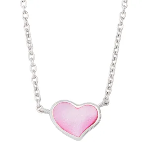 Heart Pendant Sterling Necklace