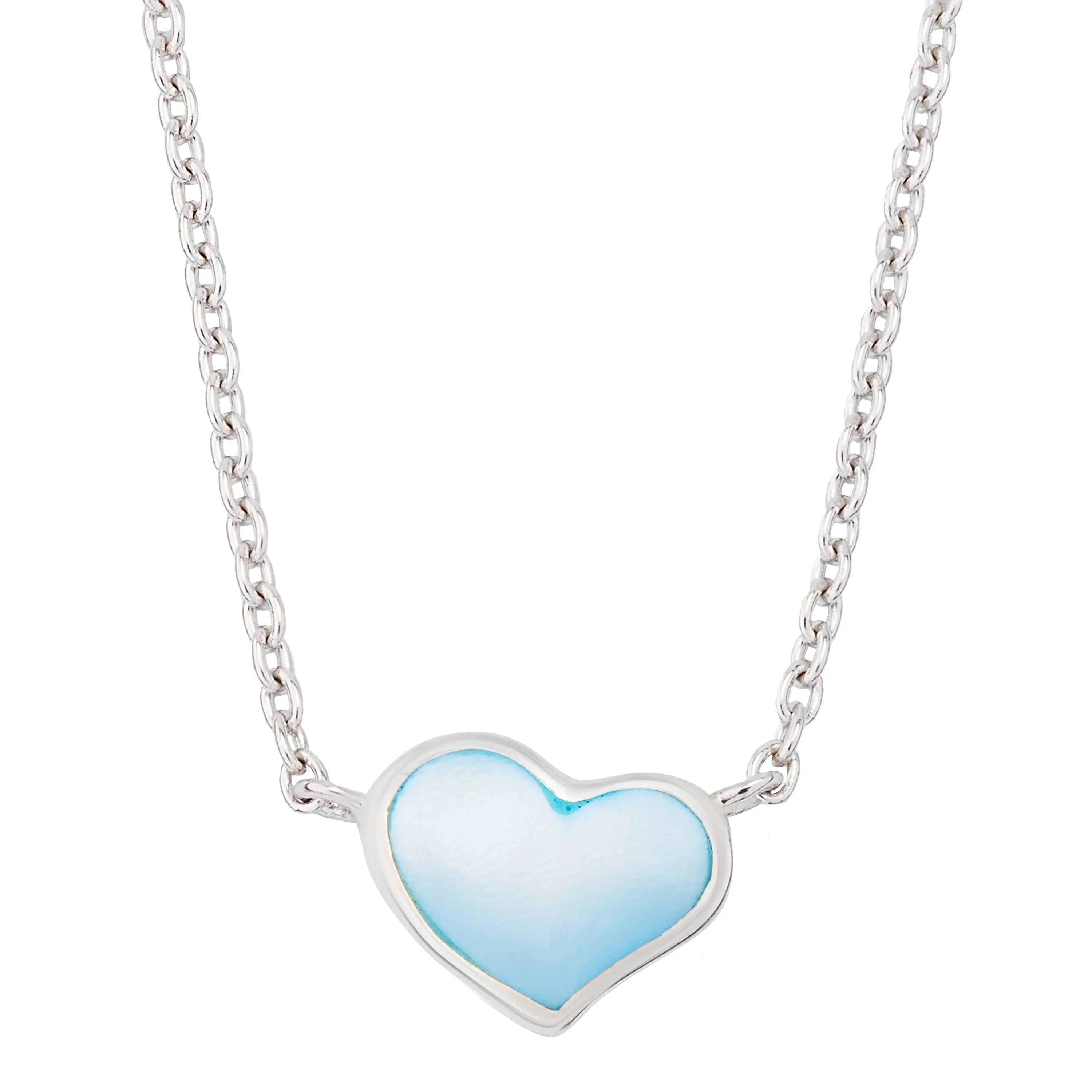Heart Pendant Sterling Necklace