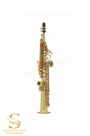 HENRI SELMER PARIS SUPER ACTION 80 SERIES II SOPRANINO SAXOPHONE LACQUERED