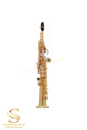HENRI SELMER PARIS SUPER ACTION 80 SERIES II SOPRANO SAXOPHONE LACQUERED