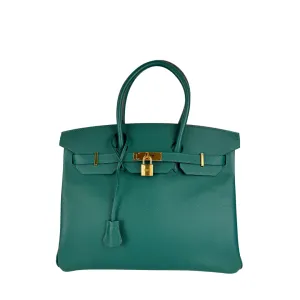 Hermès Epsom Birkin 35 Malachite