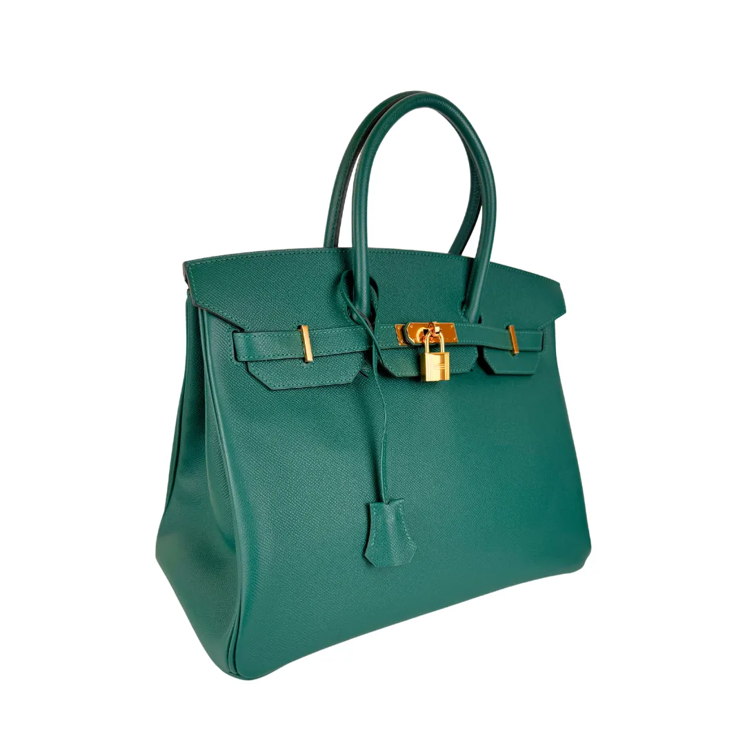 Hermès Epsom Birkin 35 Malachite