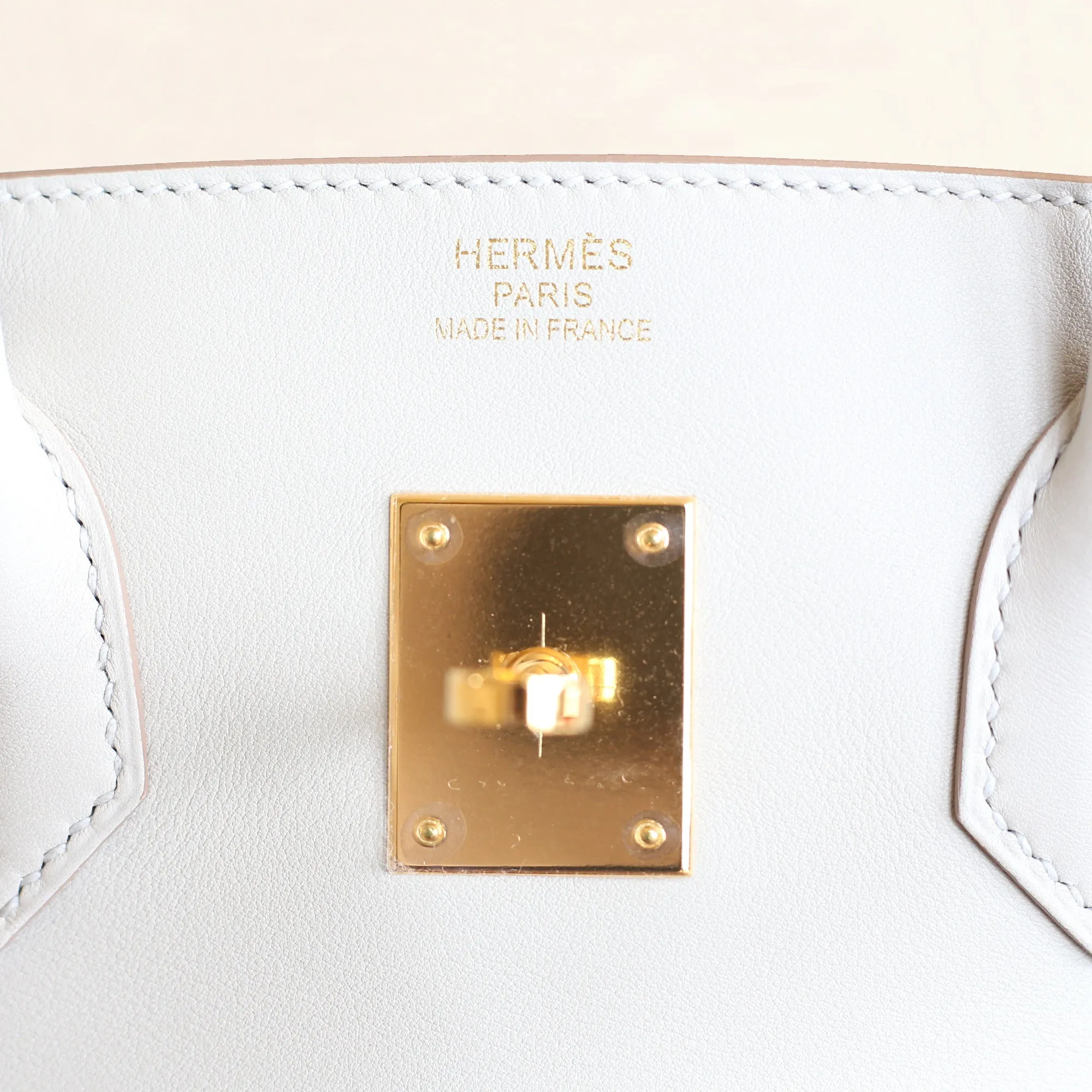 Hermès |Gris Perle Swift Birkin with Gold Hardware| 35