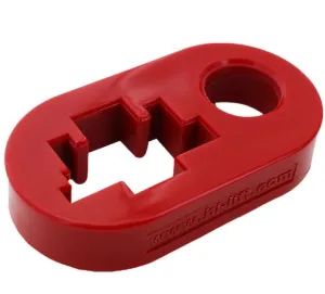 HI-LIFT™ JACK HANDLE-KEEPER / ISOLATOR RED [HL-HKR]
