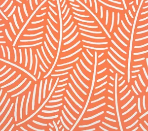 Home Couture Wallpaper: Sauvage Reverse - Custom Coral on White Matte Paper (FIVE YARD MINIMUM)