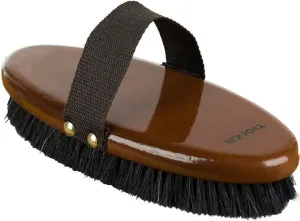 Horze Large Natural Body Brush Black Bristle