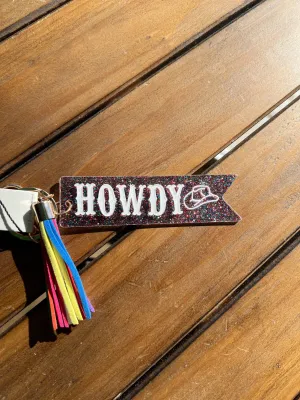 HOWDY Acrylic Key Tag
