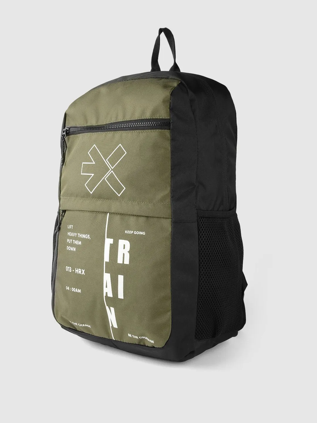 HRX by Hrithik Roshan Unisex Brand Logo Print Backpack