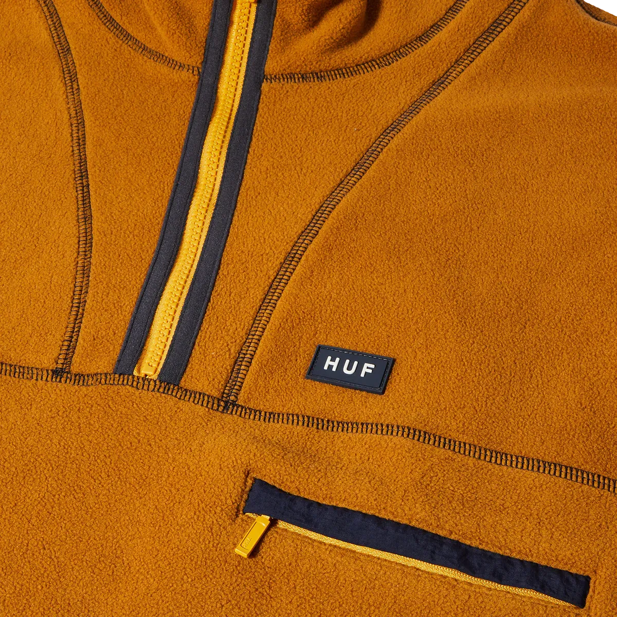 HUF Elysian Quarter Zip Fleece - Latte